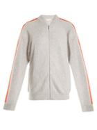 Matchesfashion.com Amanda Wakeley - Zip Through Cashmere Sweater - Womens - Light Grey