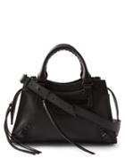 Balenciaga - Neo Classic City Grained-leather Bag - Womens - Black