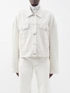 Acne Studios - Morris Cropped Denim Jacket - Womens - White