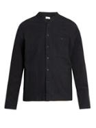 Fanmail Mandarin-collar Cotton-flannel Shirt