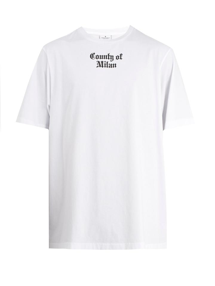 Marcelo Burlon Flags-print Cotton T-shirt