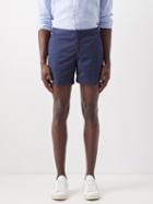 Orlebar Brown - Bulldog Ii Cotton-blend Twill Shorts - Mens - Navy