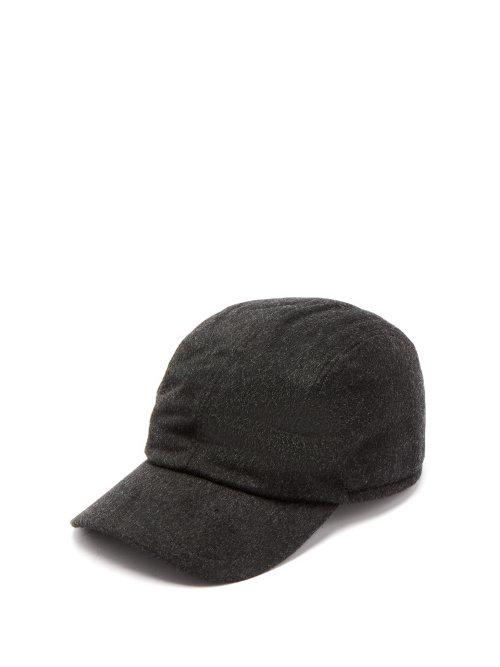 Matchesfashion.com Giorgio Armani - Cashmere Baseball Cap - Mens - Grey