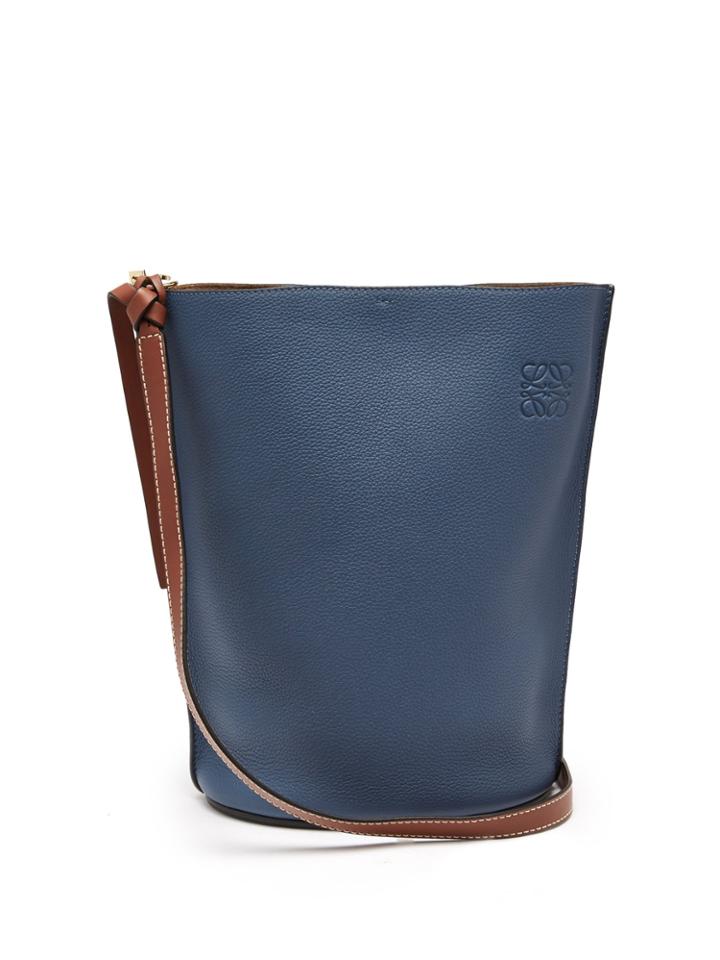 Loewe Gate Leather Bucket Bag