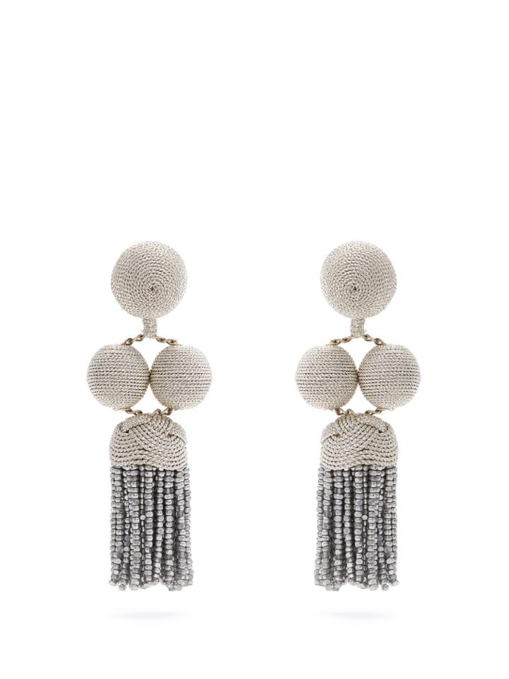 Rebecca De Ravenel Elle Drop Clip-on Earrings