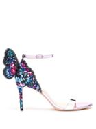 Matchesfashion.com Sophia Webster - Chiara Butterfly Wing Leather Sandals - Womens - Multi