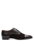 Christian Louboutin Alpha Male Contrast-panel Leather Loafers
