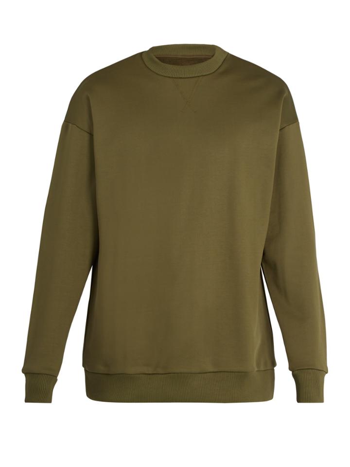 Marques'almeida Crew-neck Cotton-blend Sweatshirt