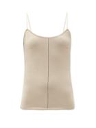 Matchesfashion.com Lemaire - Fine-strap Knitted Cami Top - Womens - Beige