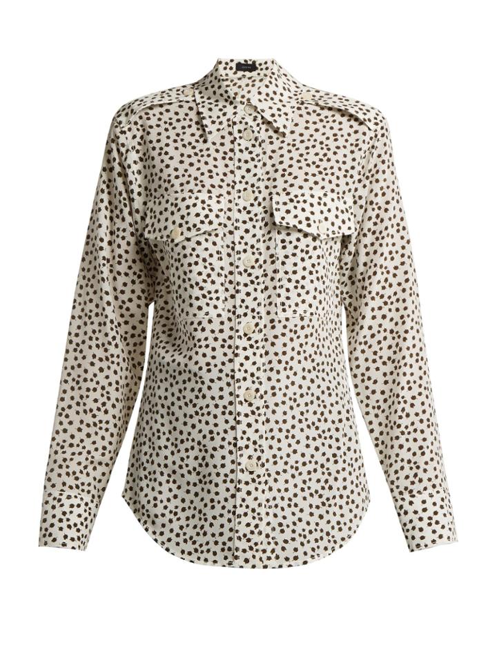 Joseph Rainer Printed-silk Shirt