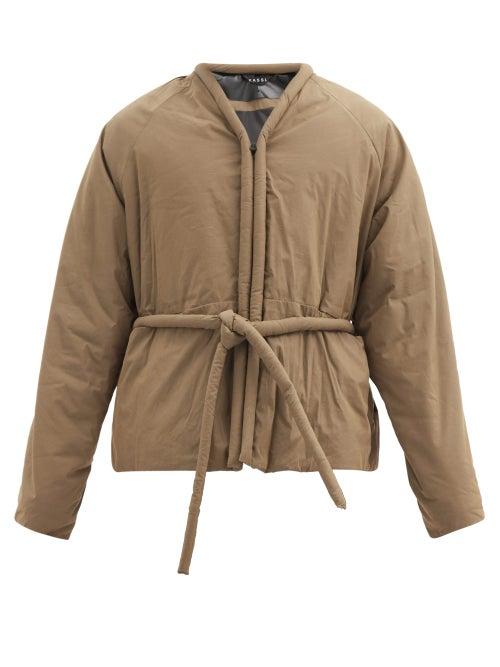 Matchesfashion.com Kassl Editions - Padded Cotton-blend Poplin Jacket - Mens - Green