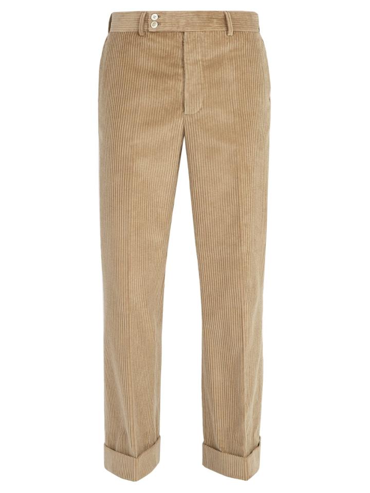 Maison Margiela Wide-leg Cotton-corduroy Trousers