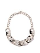 Paco Rabanne - Wave Chain Necklace - Womens - Silver
