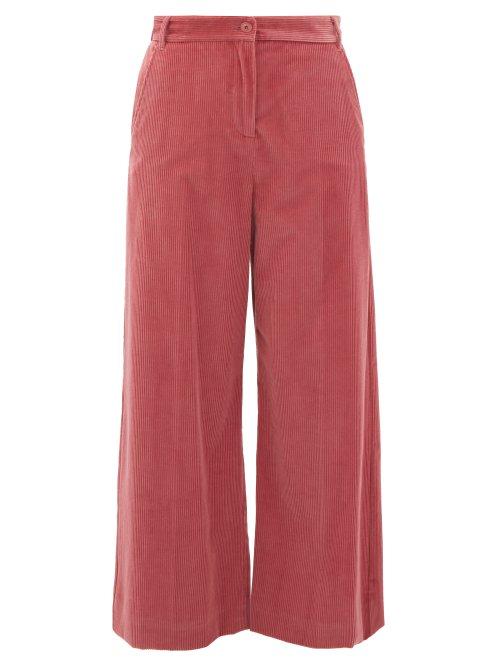 Matchesfashion.com Weekend Max Mara - Padre Trousers - Womens - Pink