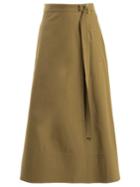 Vanessa Bruno Ikla Cotton-blend Canvas Wrap Skirt