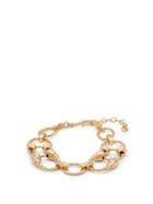 Matchesfashion.com Attico - Hammered Gold Plated Ankle Bracelet - Womens - Gold