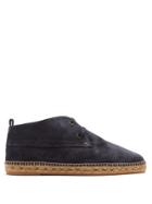 Castañer Suede Lace-up Espadrille Desert Boots