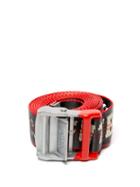 Matchesfashion.com Off-white - Industrial Logo Jacquard Belt - Mens - Dark Grey