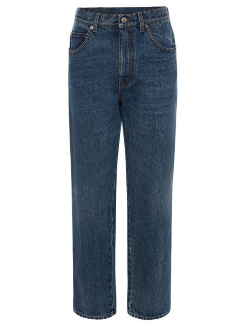 Matchesfashion.com Alexander Mcqueen - Straight-leg Boyfriend Jeans - Womens - Denim