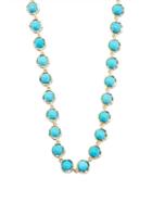 Matchesfashion.com Irene Neuwirth - Turquoise & 18kt Gold Necklace - Womens - Blue