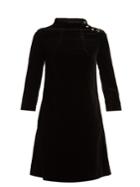 Goat Crystal-embellished Velvet Dress