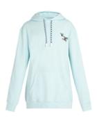 Matchesfashion.com Burberry - Oversized Hooded Sweatshirt - Mens - Blue
