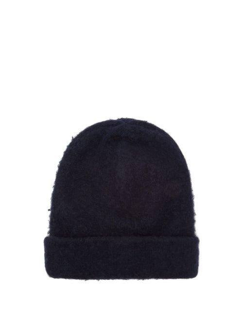 Matchesfashion.com Acne Studios - Peele Wool Blend Beanie Hat - Womens - Navy