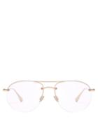 Matchesfashion.com Dior Eyewear - Aviator Metal Glasses - Womens - Gold