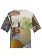 Matchesfashion.com Bless - Holidayinterior Photographic Print Cotton T Shirt - Mens - Multi