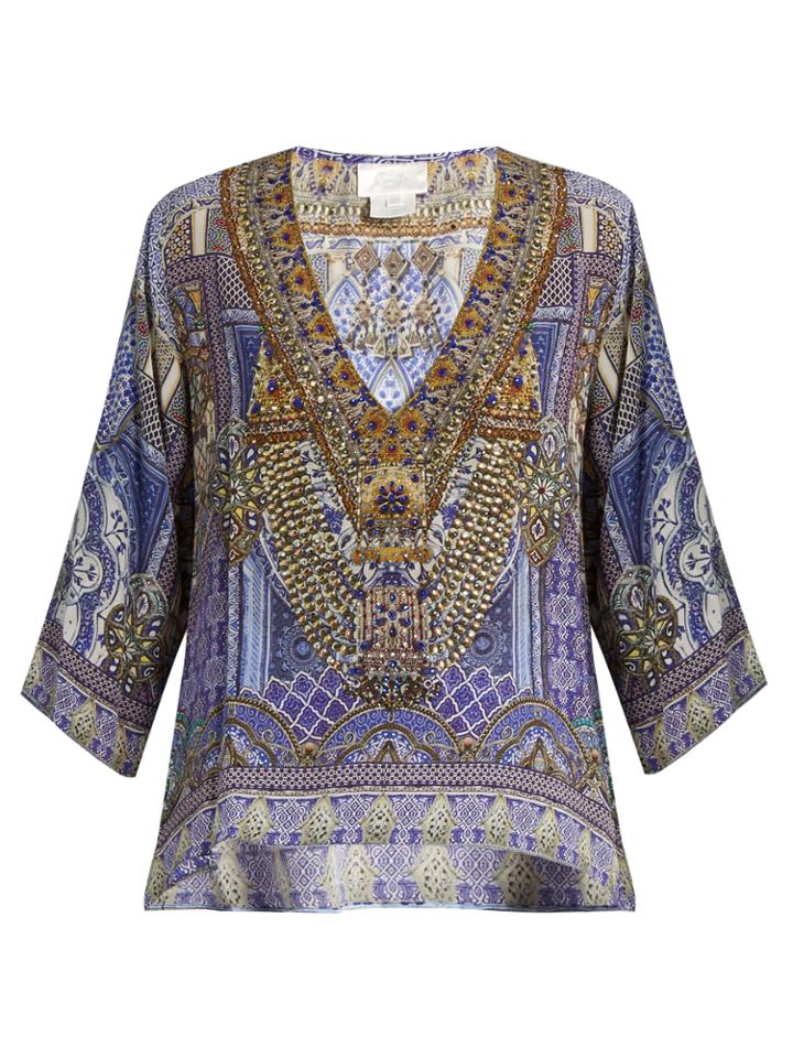 Camilla It Was All A Dream Silk Top