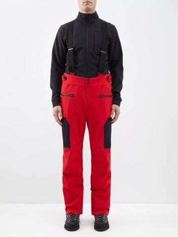 Sportalm - Logo-embroidered Ski Trousers - Mens - Red