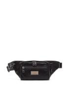 Matchesfashion.com Dolce & Gabbana - Logo-plaque Rubber Belt Bag - Mens - Black