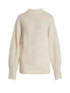 Matchesfashion.com The Row - Nyx Ribbed Knit Cashmere Sweater - Womens - Ivory