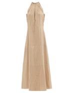 Zeus + Dione - Silene Striped Sundress - Womens - Beige