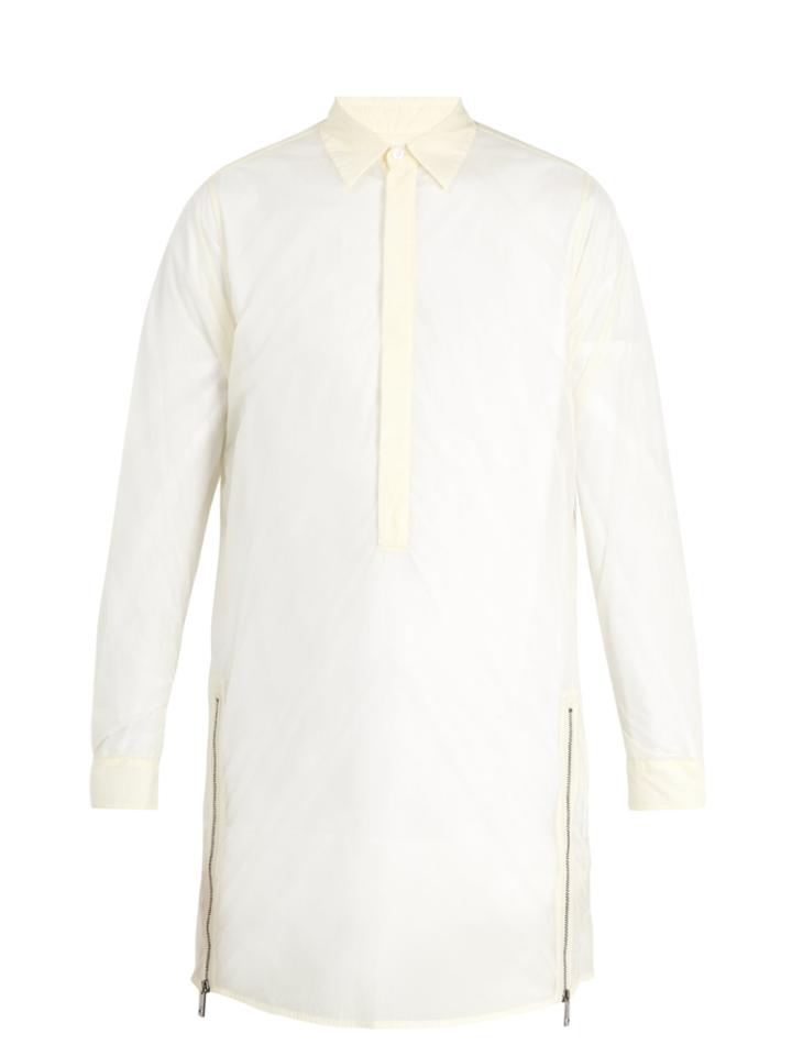 Jil Sander Pianta Point-collar Sheer Shirt