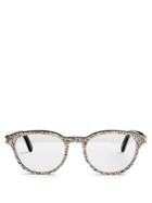 Saint Laurent Round-frame Glitter Glasses