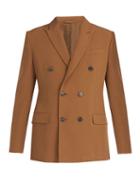 Matchesfashion.com Connolly - Double Breasted Suit Jacket - Mens - Brown
