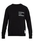 Matchesfashion.com Satisfy - Cult Distressed Cotton Sweater - Mens - Black