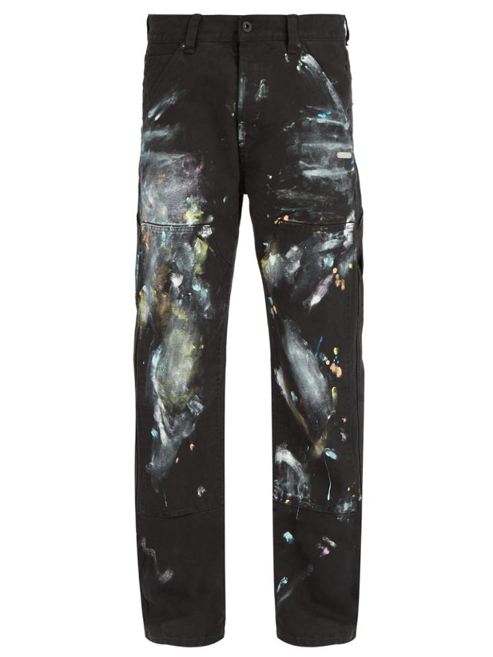 Off-white Carpenter Paint-smudge Jeans