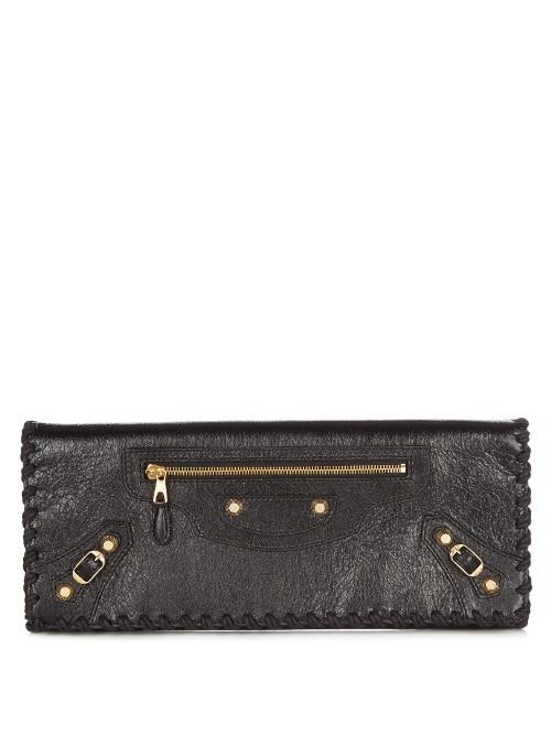 Balenciaga Giant 12 Leather Clutch