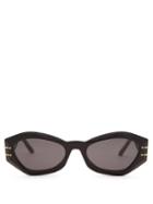 Ladies Accessories Dior - Diorsignature Cat-eye Acetate Sunglasses - Womens - Black