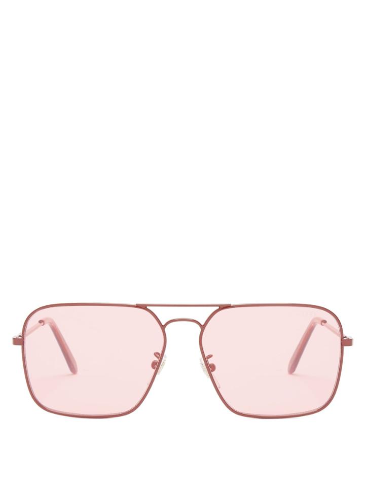 Retrosuperfuture Iggy Amaranth Square-frame Aviator Sunglasses