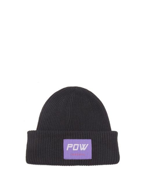 Cordova - Pow Ribbed Merino Beanie - Womens - Black