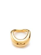 Charlotte Chesnais - Lips 18kt Gold-plated Ring - Womens - Yellow Gold