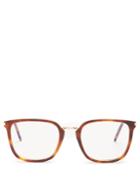 Saint Laurent Square-frame Tortoiseshell Acetate Glasses