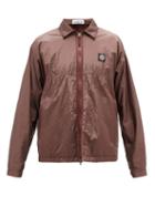 Matchesfashion.com Stone Island - Logo-patch Technical-ripstop Jacket - Mens - Brown