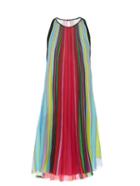 Mary Katrantzou Yas Rainbow Stripe-print Dress