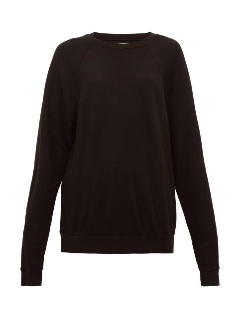 Matchesfashion.com Les Tien - Cotton Jersey Sweatshirt - Womens - Black