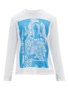 Matchesfashion.com Craig Green - Painting Print Cotton T Shirt - Mens - Blue