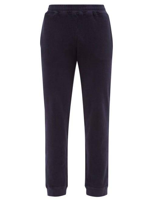 Thom Sweeney - Vintage Cotton-jersey Track Pants - Mens - Navy